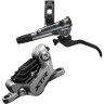 Тормоз дисковый SHIMANO XTR, M9120, BL(левый)/BR(передний), металлические колодки с колером, 1000мм IM9120KLFPNA100